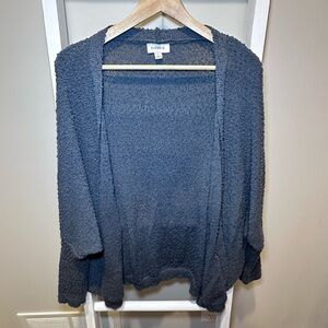 Evereve Blue Schlubby Caridgan, Small/S